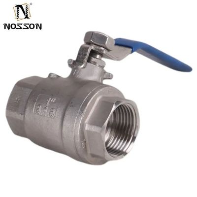 PTFE-Dichtungs-Hochdruck-Diaphragma-Struktur, 1/4 Zoll Edelstahl 316 Kugelventil für Portgröße, ISO9001-zertifiziert