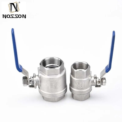 Edelstahl 304 316 Kugelventil CF8M CF8 NPT BSPT-Dreh 1 Stück für Membranstruktur und Industrieblack
