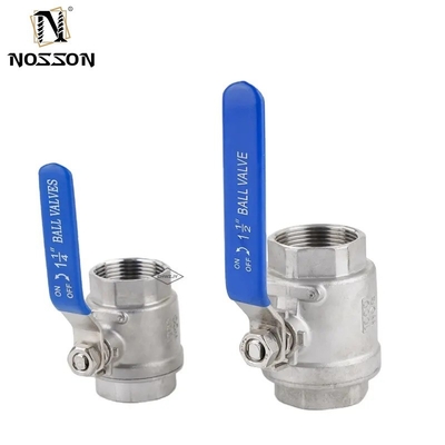 Edelstahl 304 316 Kugelventil CF8M CF8 NPT BSPT-Dreh 1 Stück für Membranstruktur und Industrieblack