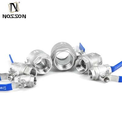 Edelstahl 304 316 Kugelventil CF8M CF8 NPT BSPT-Dreh 1 Stück für Membranstruktur und Industrieblack