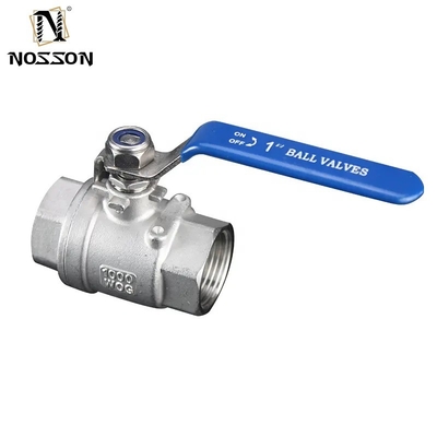 2pc 2-Weg-Ballventil aus 304 316 Edelstahl für industrielle Anwendungen und Hydraulik