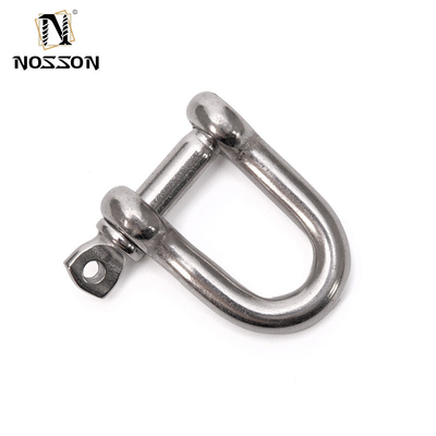 Hochpolierte Oberfläche aus Edelstahl Long Dee Shackle für das metrische Messsystem in Rigging Hardware