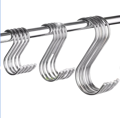 Metrische blaue anodierte S-förmige Metallhaken für Küchenschränke M1,6 m2 m2,5 m3 m4 m5 m6 m8 m10 m12 m14 m16 m20