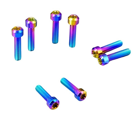 Metrisches Messsystem Motorradmotorschraube mit Torx-Rundkopf und ZINK-Abschluss ANSI/ASME Standard Gr5