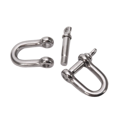 Silberne Schleife aus hochpoliertem Edelstahl Schnappschleife mit Präzisionsgusstechnologie