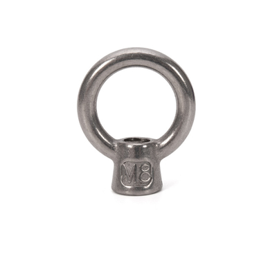 DIN Standard Gesundheitswesen Edelstahl Marine Kabel Seil Ring mit M10 Lifting Eye Nut Schraubschraub