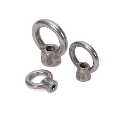DIN Standard Gesundheitswesen Edelstahl Marine Kabel Seil Ring mit M10 Lifting Eye Nut Schraubschraub