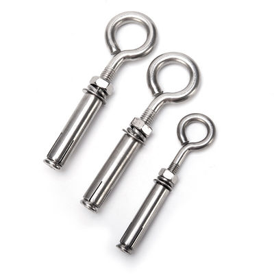 RUND HEAD STYLE INCH Edelstahl M6 M8 M10 Schwerlastwanddecken Beton Anker Augenschraube Ausdehnung Schulter Augenschraube Schraube mit Mutter