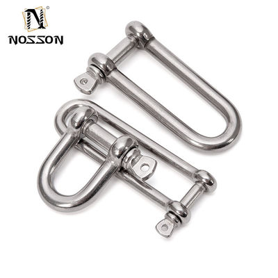 Präzisionsgusstechnik Edelstahl Langtyp Lifting Dee Schraubspin Ss304 oder Ss316 D Schlinge mit Bogendesign