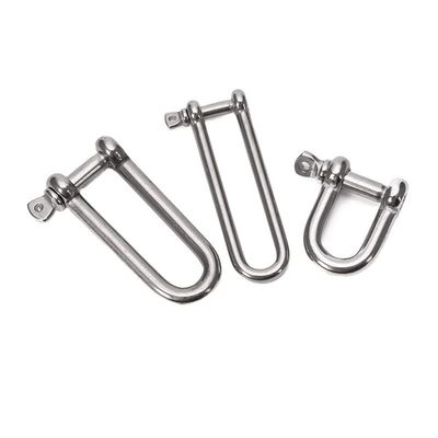 8 mm Präzisionsguss Hochfestigkeit Langer Typ Dee Schlinge für die Wasseraufbereitung Polierter Edelstahl