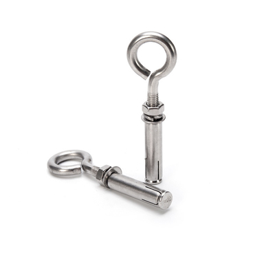 JIS-Standard 304 Edelstahl-Langsleeve-Beton-Anker-Haken-Augenbolzen mit Nusswaschmaschine 1,6 m2 m2,5 m3 m4 m5 m6 m8 m10 m12 m14 m16 m20