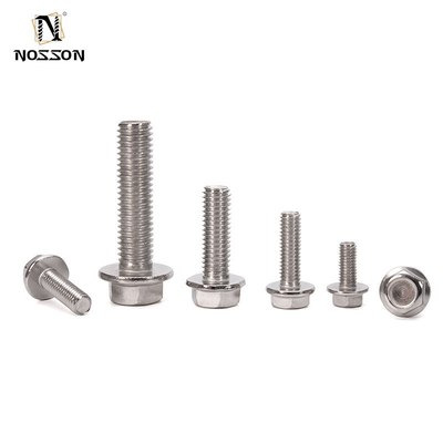 ZINK-Sliver-Finixierung SUS304 316 Hex Flanschkopfschrauben M5 M6 M8 M10 M12 M14 M16 M20 DIN ISO Grobfeinschleimung 304/316