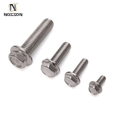 A2-70/A4-80-Grad Edelstahl Hexflanschschraube M6 M7 M8 M10 M12 M14 M24