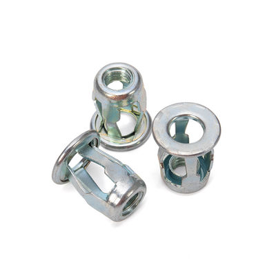 Metrische DIN-Standard aus Edelstahl mit Gewindeinsätzen für Hohlwandhülle Flanschkopf Spinnennuss Langlebiger Bau