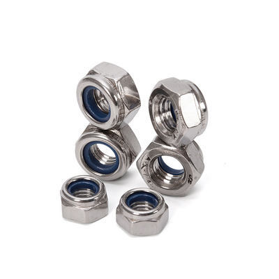 Metrisches Messsystem DIN985 DIN 982 Nyloc Nylon Nylock Lock Nut Nuts für Maschinenteile