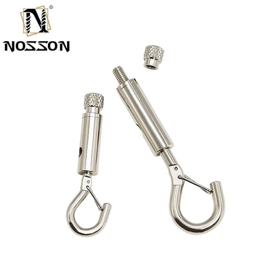 Elektrolytische Behandlung 8mm-50mm Edelstahl Doppel End Schrauben Schnapphaken Carabiner für Hundeleine Scuba-Zubehör