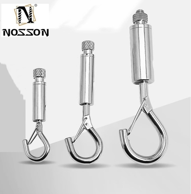 Elektrolytische Behandlung 8mm-50mm Edelstahl Doppel End Schrauben Schnapphaken Carabiner für Hundeleine Scuba-Zubehör