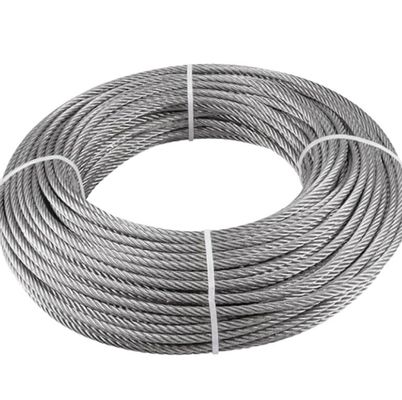 Außenkabelgreifer Hochpoliertes 304 316 Edelstahldrahtseil in individueller Farbe für verschiedene Anwendungen