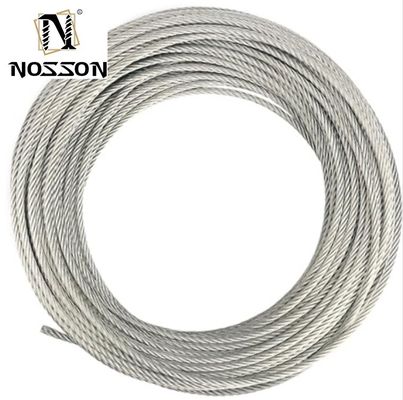 Kabelgreifer AISI SUS 304 316 Edelstahldrahtseil 1mm 1.5mm 2mm 3mm 4mm 5mm 6mm 7mm 8mm 9mm 10mm angepasste Farbe