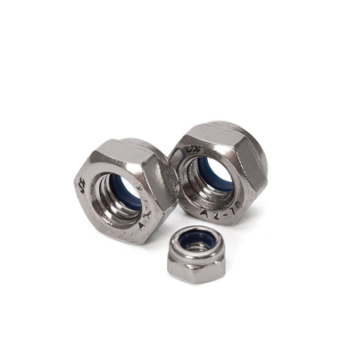 Gesundheitswesen Metrik M5 5/16 Selbstverschließung Hexagon DIN985 Edelstahl 304/316 Nylon Einfügungsverschlussmutter für die Schwerindustrie