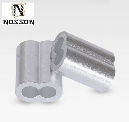 M6 1,6-5,5 mm See Handelslangleine Einzel-Doppel-Salzwasser-Crimping Aluminium-Fischerei-Crimps Hülle mit GB Standard Salzwasser