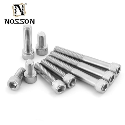 SS 304 Zink-Aluminium beschichtet Pan Head Hex Socket Allen Schraube M6 * 30MM für DlN912 Zylinderkopf Stahl Rundkopf Edelstahl