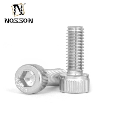 SS 304 Zink-Aluminium beschichtet Pan Head Hex Socket Allen Schraube M6 * 30MM für DlN912 Zylinderkopf Stahl Rundkopf Edelstahl