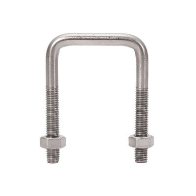ANSI/ASME-Standard M3-M20 Edelstahl-U-Schraube für Bau und Montage Zinkplattierte Querschnittsrohre