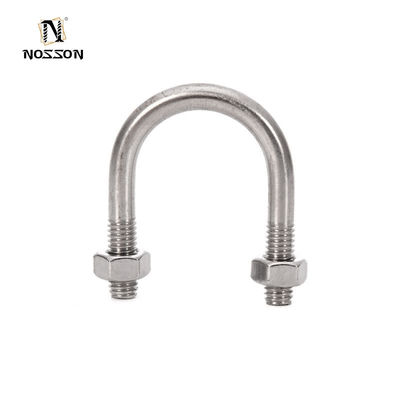 ANSI/ASME-Standard M3-M20 Edelstahl-U-Schraube für Bau und Montage Zinkplattierte Querschnittsrohre