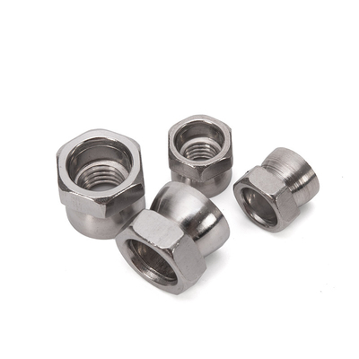 Verzinkte Oberflächenbehandlung M3 Edelstahl Hex Flansche Nuss 12 mm Schraublänge für Bergbau und medizinische Geräte