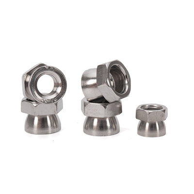 Verzinkte Oberflächenbehandlung M3 Edelstahl Hex Flansche Nuss 12 mm Schraublänge für Bergbau und medizinische Geräte