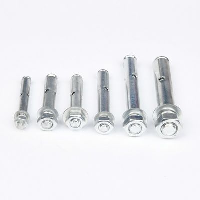 Brauner Stahl M6 M8 M10 Expansionsanker Bolt Fix Bolt Shield Anker mit Hex Bolt für Schwerlastanwendungen Grau