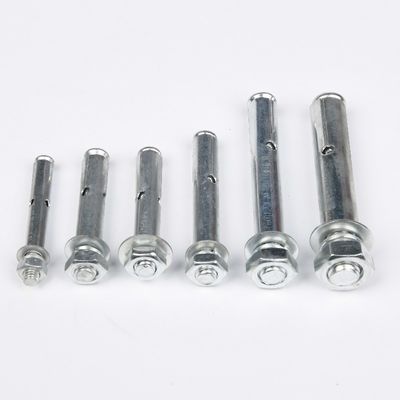 Brauner Stahl M6 M8 M10 Expansionsanker Bolt Fix Bolt Shield Anker mit Hex Bolt für Schwerlastanwendungen Grau