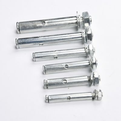 Brauner Stahl M6 M8 M10 Expansionsanker Bolt Fix Bolt Shield Anker mit Hex Bolt für Schwerlastanwendungen Grau
