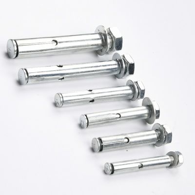Brauner Stahl M6 M8 M10 Expansionsanker Bolt Fix Bolt Shield Anker mit Hex Bolt für Schwerlastanwendungen Grau