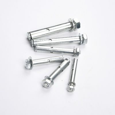 Brauner Stahl M6 M8 M10 Expansionsanker Bolt Fix Bolt Shield Anker mit Hex Bolt für Schwerlastanwendungen Grau