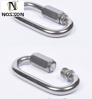 Industrie-Maschine Metallmaterial 3 mm bis 12 mm Edelstahl Schnellverbindung Kette Verbindungsverbindung mit Zinkbeschichtung