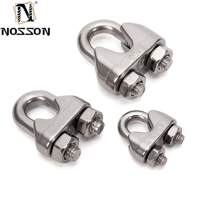 ZINK Finish 7,9mm Gusseisen aus Edelstahl U-Bolt Simplex Drahtseilkabelclip für Industrie und Lebensmittel- und Getränkeindustrie