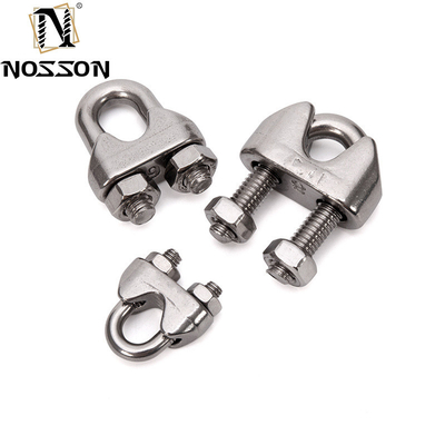 ZINK Finish 7,9mm Gusseisen aus Edelstahl U-Bolt Simplex Drahtseilkabelclip für Industrie und Lebensmittel- und Getränkeindustrie