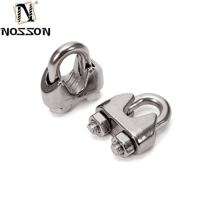 ZINK Finish 7,9mm Gusseisen aus Edelstahl U-Bolt Simplex Drahtseilkabelclip für Industrie und Lebensmittel- und Getränkeindustrie