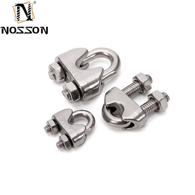 ZINK Finish 7,9mm Gusseisen aus Edelstahl U-Bolt Simplex Drahtseilkabelclip für Industrie und Lebensmittel- und Getränkeindustrie