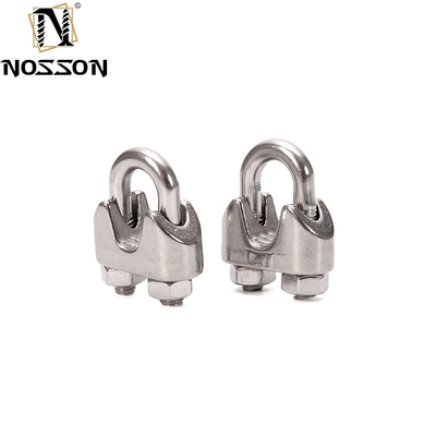 ZINK Finish 7,9mm Gusseisen aus Edelstahl U-Bolt Simplex Drahtseilkabelclip für Industrie und Lebensmittel- und Getränkeindustrie