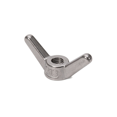 DIN Standard Hochpräzisionskaltgeformte M3 Schmetterlingsnüsse Stahlmaterial Galvanisiertes Zinkplattiert für metrisches Messsystem