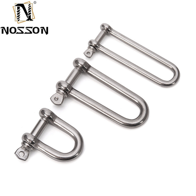 Marine Hardware Hochpolierte 316 Edelstahl Breite D Schlinge für industrielle Rigging-Anwendungen in M5-M12