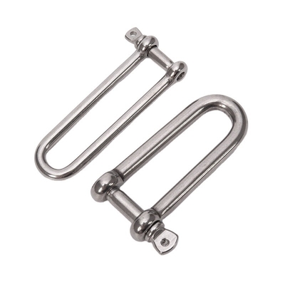 8 mm polierte Marine-D-Typ DIN82101 Schwerlast-Hardware-Fessel mit Halsspin für das Heben in Einzelhandelslösungen