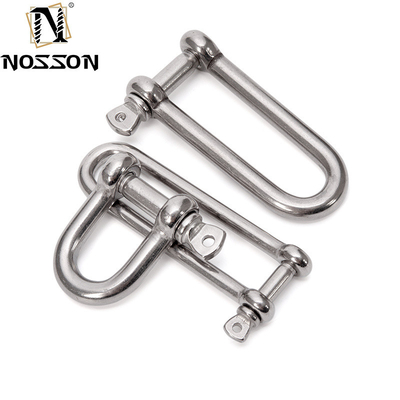 Hochpolierte Oberfläche 8 mm Präzisionsgusstechnologie Edelstahl Europäische Schlinge Typ D