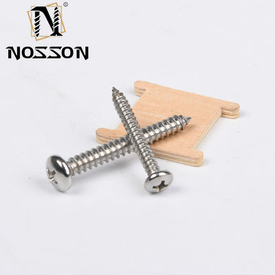 Galvanisierter Edelstahl Kreuz-Rundkopf Selbstschraubschrauben mit Zinkbeschichtung Finish Inch-Messsystem