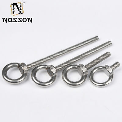 M2.5 M3 M4 M5 M6 M8 M10 M12 M14 M16 M20 Zinkplattierte Lift-Augenbolze mit Nuss Edelstahl-Augenbolzen geschlossener Ankerring