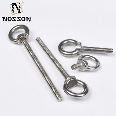 M2.5 M3 M4 M5 M6 M8 M10 M12 M14 M16 M20 Zinkplattierte Lift-Augenbolze mit Nuss Edelstahl-Augenbolzen geschlossener Ankerring