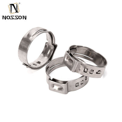 JIS-Standard-Industrielle Einohrschlauchklemme mit schneller Einstellung und metrischem Messsystem aus Edelstahl